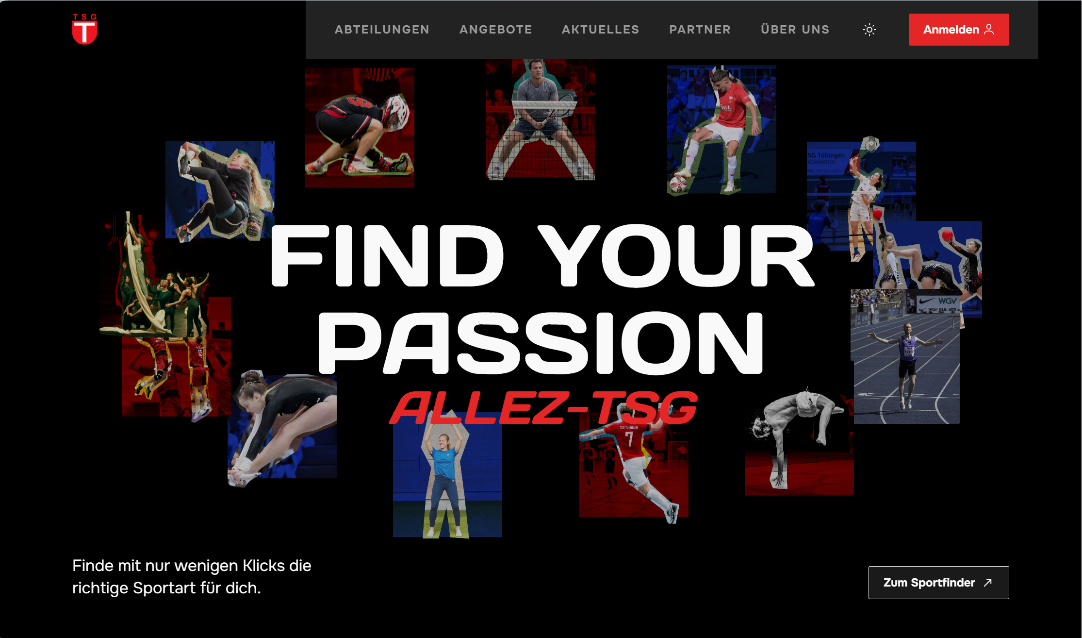 Entdecke die brandneue Website der TSG!
