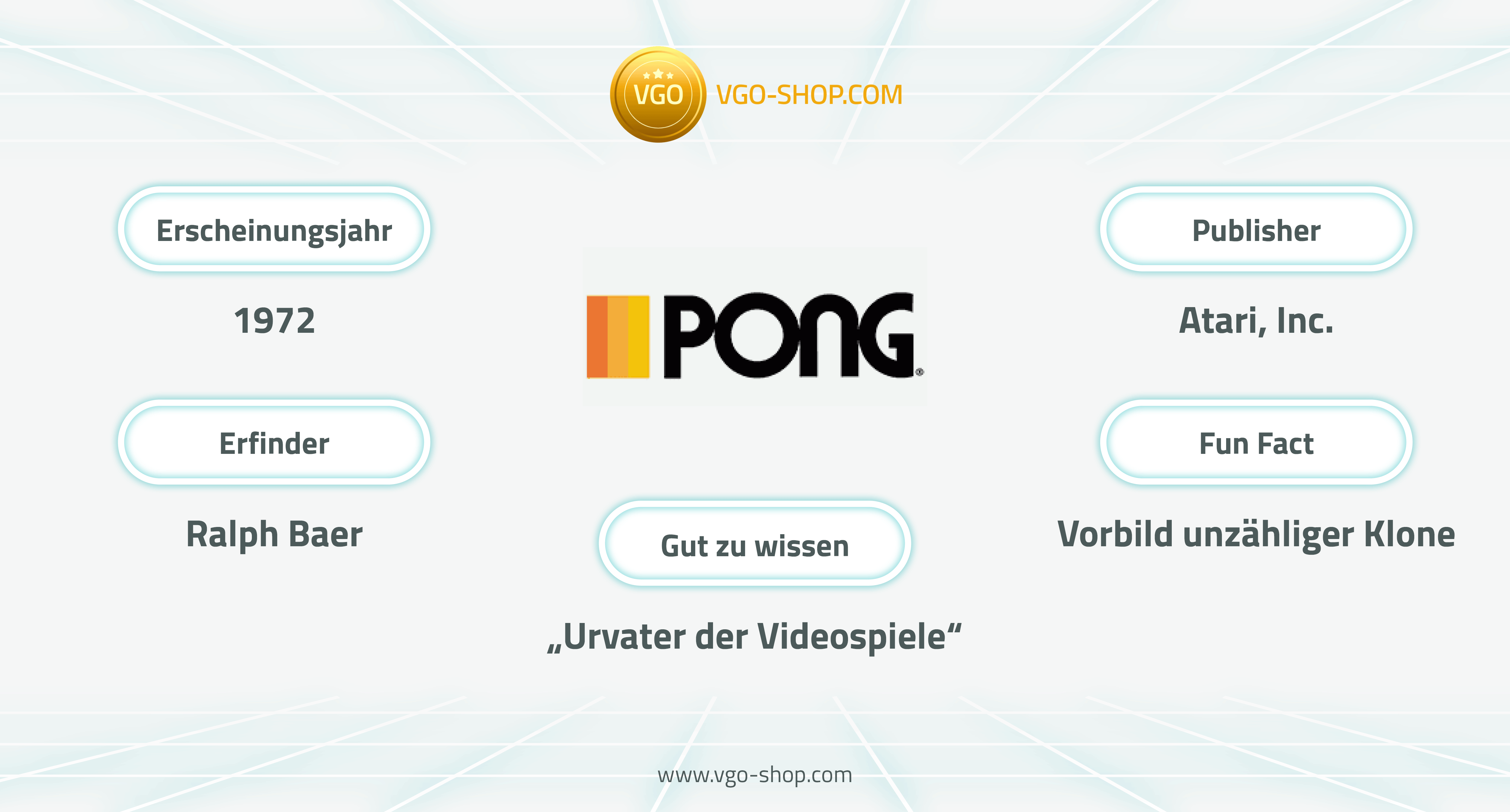 Pong gehört zu den ersten Videospielen weltweit